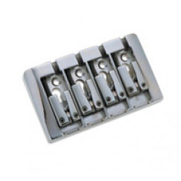 Metallor BB-104-CR Бридж (струнодержатель) для бас-гитары, хром