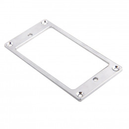 Musiclily MX0643-2 Рамка звукоснимателя, прямая, хром, 2шт