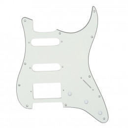 Musiclily MX0312 Пикгард трёхслойный для Fender Stratocaster, 3 слоя, белый