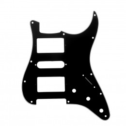 Musiclily MX1378BK Защитная накладка гитары Stratocaster Modern Style, 3 слоя, черная