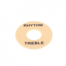 Musiclily M545-5 Накладка под переключатель Treble/Rhythm, кремовая, 5 шт