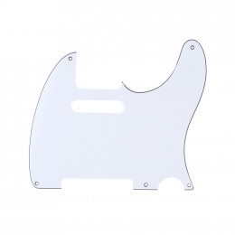 Musiclily MX1410WH Защитная накладка гитары Fender Telecaster, 3 слоя, белая