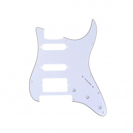 Musiclily MX1380WH Защитная накладка гитары Fender Stratocaster HSS, 3 слоя, белая