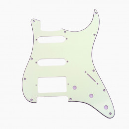 Musiclily MX1149IV Защитная накладка гитары Fender Stratocaster HSS, 3 слоя, слоновая кость