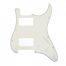Musiclily MX1379CM Защитная накладка электрогитары Fender Stratocaster HH, 3 слоя, кремовая