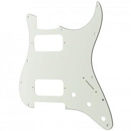 Musiclily MX2248AW Защитная накладка электрогитары Fender Stratocaster HH, 3 слоя, белая