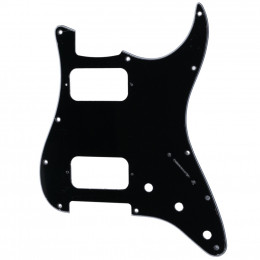 Musiclily MX2248BK Защитная накладка электрогитары Fender Stratocaster HH, 3 слоя, черная