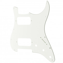 Musiclily MX2248WH Защитная накладка электрогитары Fender Stratocaster HH, 3 слоя, белая