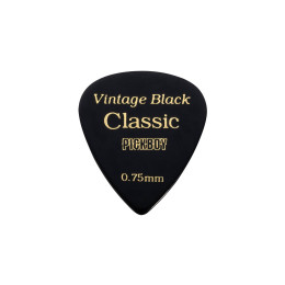 Pickboy GP-07/05 Celluloid Vintage Classic Black Медиаторы 50шт
