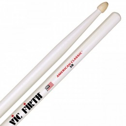 Vic Firth 5BW барабанные палочки белого цвета, тип 5B