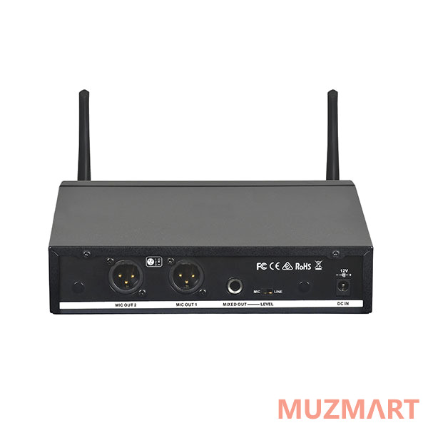 Volta DIGITAL 0202HL PRO Микрофонная цифровая радиосистема с двумя карманными передатчиками, двумя головными и петличными микрофонами