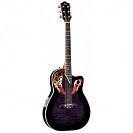 Fina Guitars FR-42CEQTBK Электроакустическая гитара "Round Back"