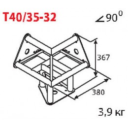 Imlight T40/35-32 Стыковочный узел для 3-х ферм под 90 градусов