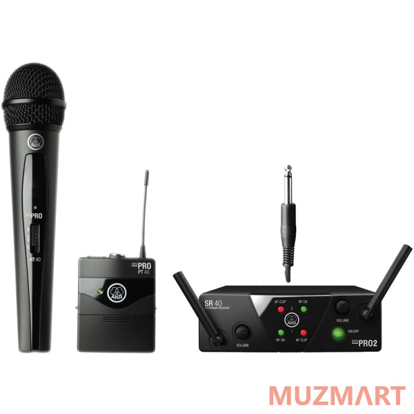 AKG WMS40 MINI2 Mix Set BD US45A/C (660.700&662.300) Радиосистема с приёмником