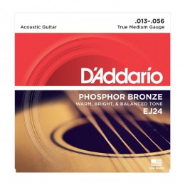 D'Addario EJ24 True Medium Струны для акустической гитары 13-56