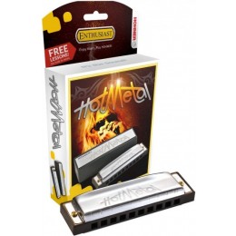 Hohner Hot Metal D (M57203X) Губная гармоника с уроками