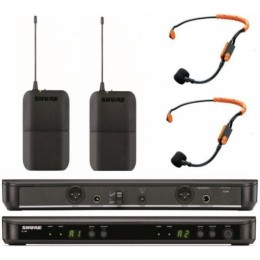 Shure BLX188E/SM31 K3E Двухканальная радиосистема с двумя головными микрофонами SM31FH