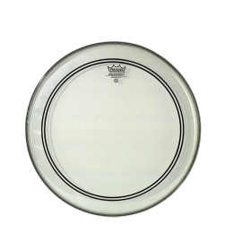 Remo P3-1320-C2 Bass, Powerstroke 3, Clear, 20" Пластик для бас барабана однослойный, прозрачный, с демпфирующим кольцом, наклейка в комплекте.