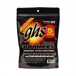 GHS GBXL5 Pack Струны для электрогитары, комплект из 5 пачек