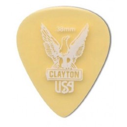 Clayton US38/12 Набор медиаторов, стандартные 0.38 mm 12 шт.