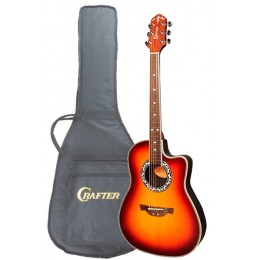 Crafter FSG-270EQ/TS Электроакустическая гитара с чехлом