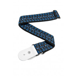 Planet Waves 50G05 Woven Ремень для гитары текстильный, без наплечника, рисунок "Hootenanny Blue"