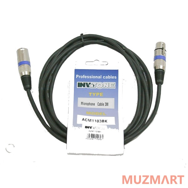 Invotone ACM1106BK Кабель микрофонный XLR-XLR