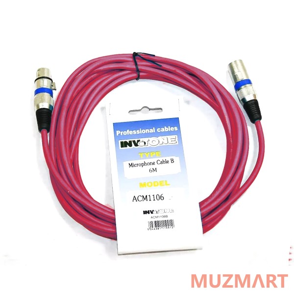 Invotone ACM1106R Кабель микрофонный XLR-XLR