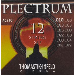 Thomastik Plectrum AC210 струны для двенадцатиструнной гитары 10-41, бронза