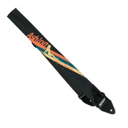 Ashton AGSD100DRB Ремень гитарный DRAGSTER BLACK